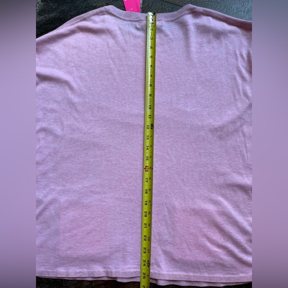 New Lilly Pulitzer pink Cobo oversized cool max light weight twee sweater.  XXS - Picture 13 of 14